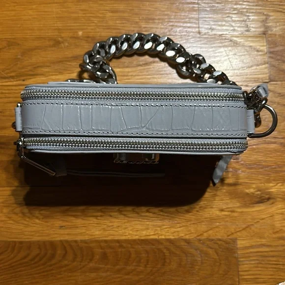 Marc Jacobs - The SnapShot Camera Leather Bag - Gray - New - Picture 7 of 17